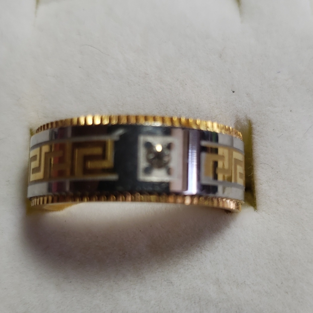 Mens Two Tone Ring [9]